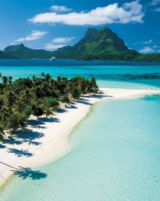 Pacific Ocean Tahiti Bay - Obrázkek zdarma pro 480x800