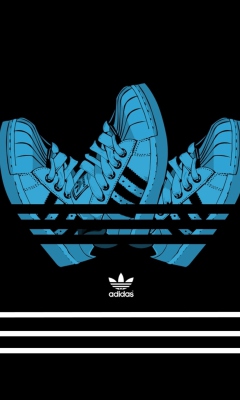 Das Adidas Shoes Wallpaper 240x400