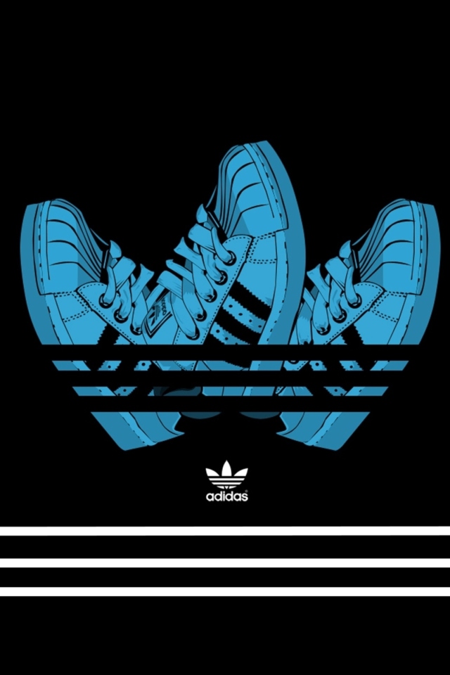 Das Adidas Shoes Wallpaper 640x960