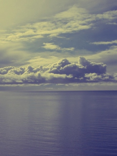 Sea And Clouds wallpaper 240x320