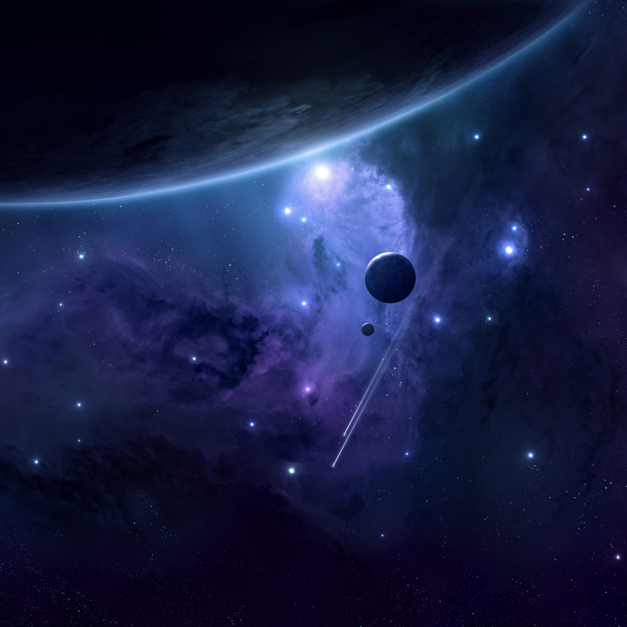 Screenshot №1 pro téma Milky Way and Stars 2048x2048