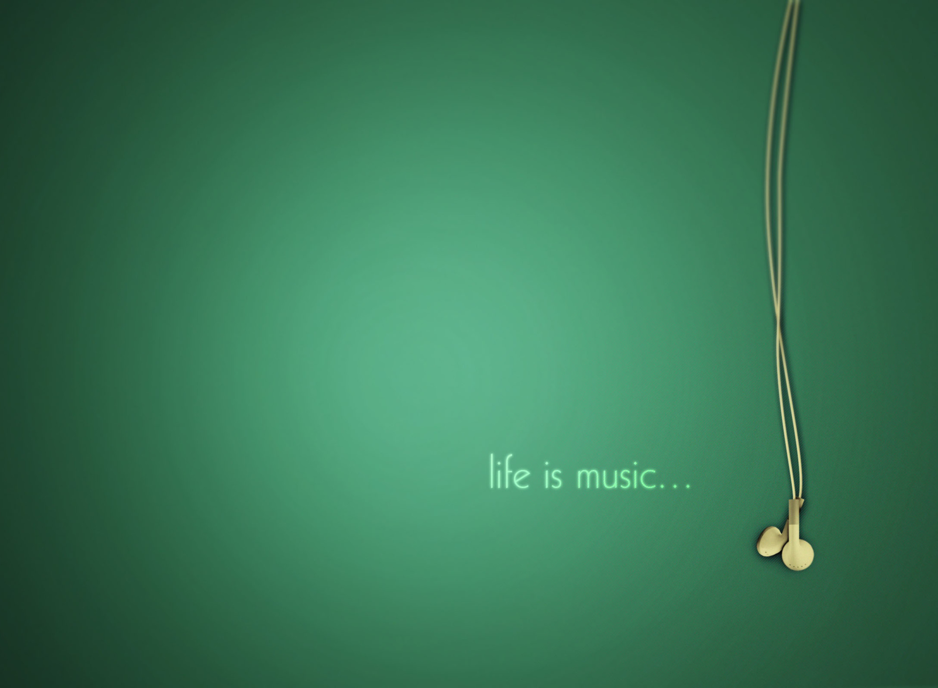 Life Is Music wallpaper 1920x1408
