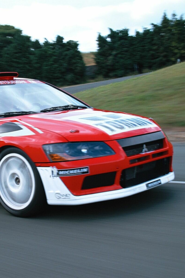 Screenshot №1 pro téma Mitsubishi Lancer Evolution WRC 640x960