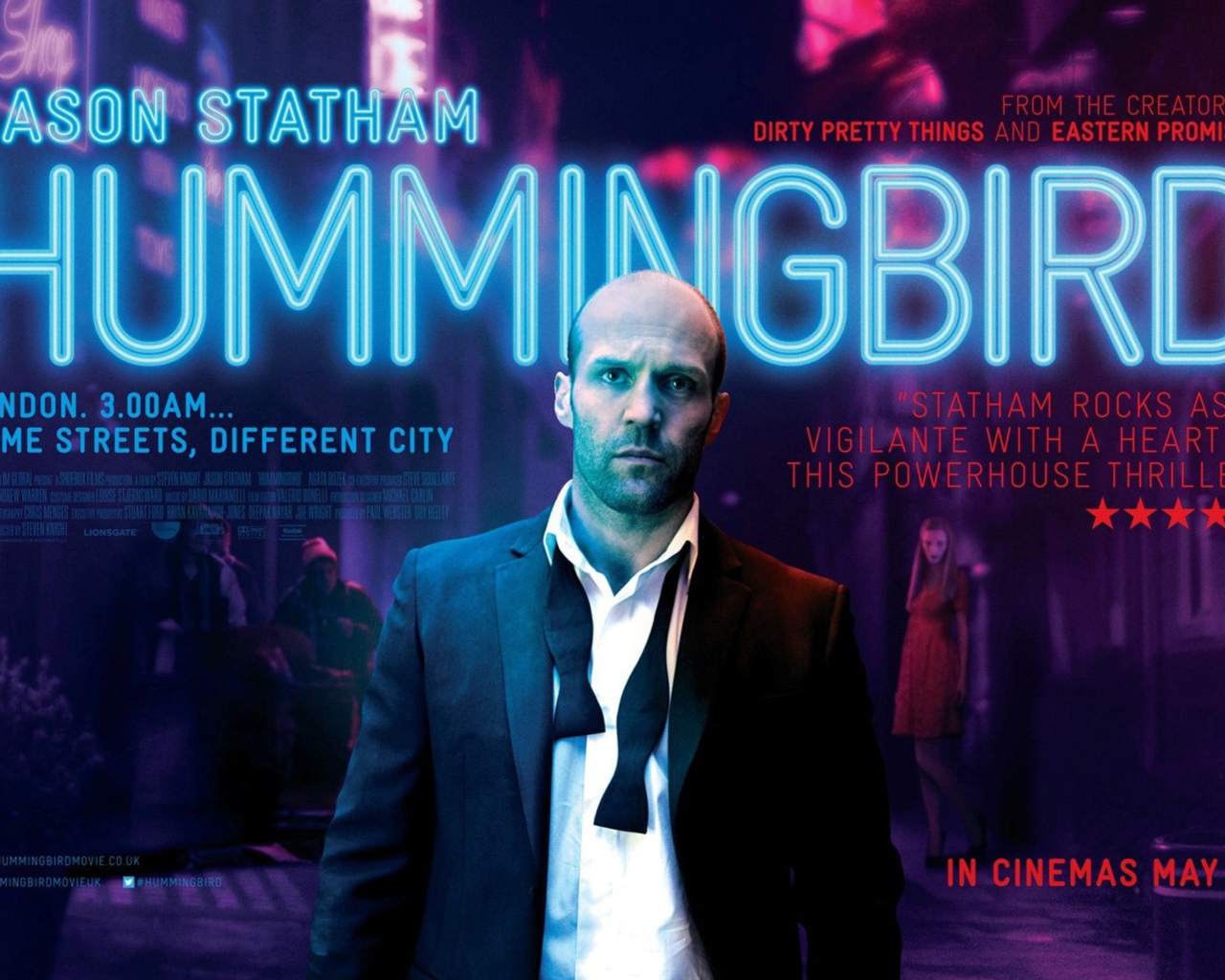 Обои Jason Statham Hummingbird Movie 1280x1024