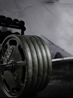 Screenshot №1 pro téma Weight Bar Gym Workout 240x320