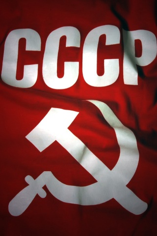 Das USSR Flag Wallpaper 320x480