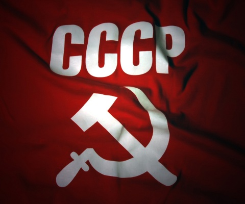 Das USSR Flag Wallpaper 480x400