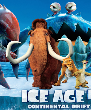Ice Age 4 Continental Drift - Obrázkek zdarma pro 320x480