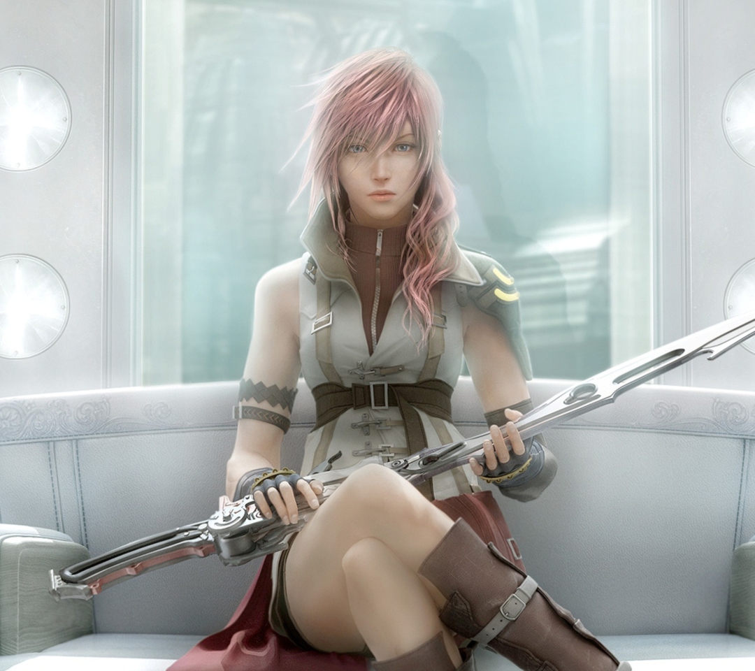 Fondo de pantalla Lightning - Final Fantasy 1080x960
