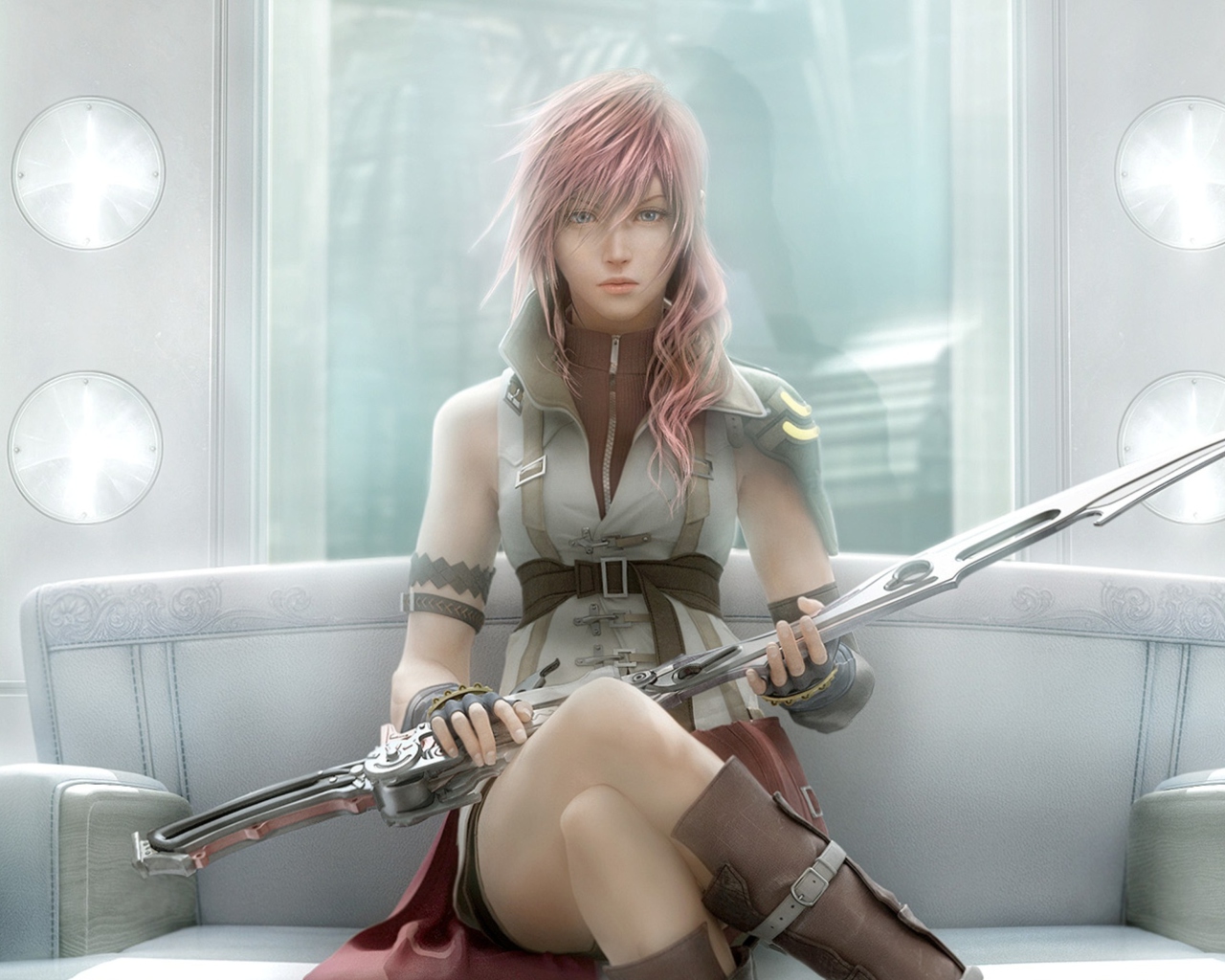 Fondo de pantalla Lightning - Final Fantasy 1280x1024