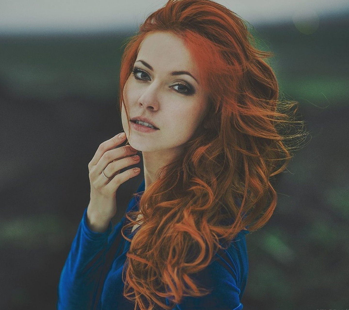 Beautiful Redhead Girl wallpaper 1440x1280