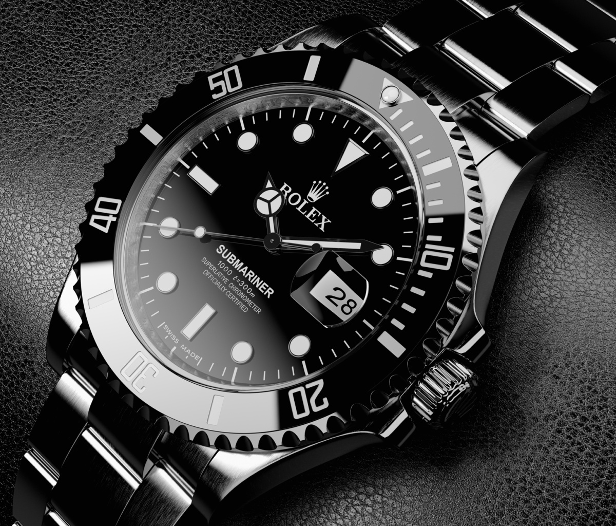 Обои Titanium Watch Rolex 1200x1024