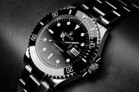 Screenshot №1 pro téma Titanium Watch Rolex 480x320