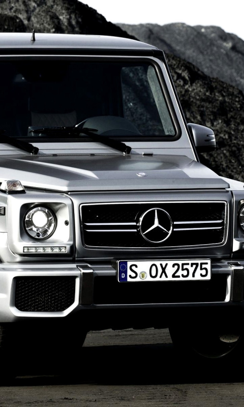 Screenshot №1 pro téma Mercedes Benz G class Gelandewagen AMG 480x800