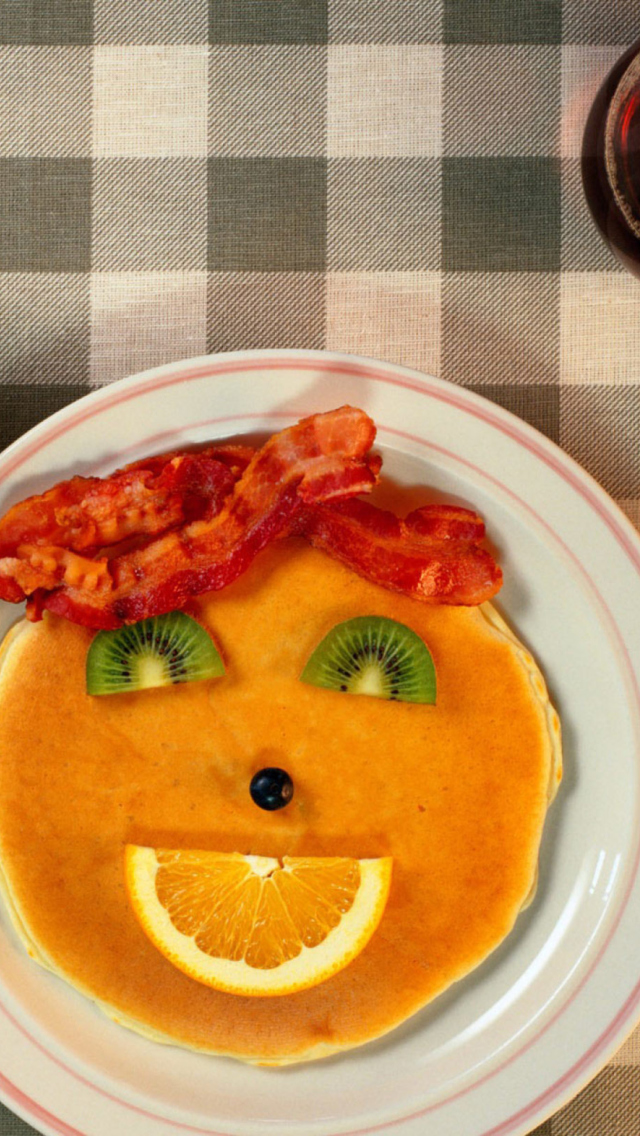 Das Kids Breakfast Wallpaper 640x1136