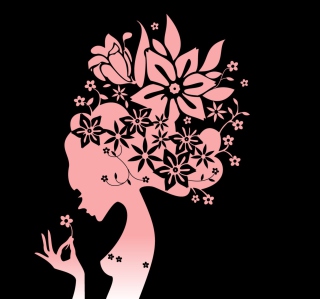 Kostenloses Flower Girl Wallpaper für iPad 2