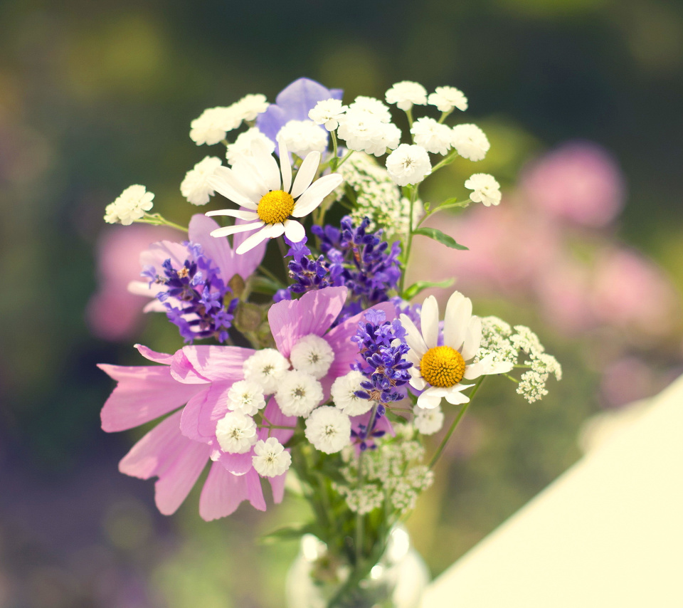 Screenshot №1 pro téma Bouquet of wildflowers 960x854