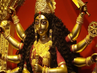 Das Goddess Durga Wallpaper 320x240