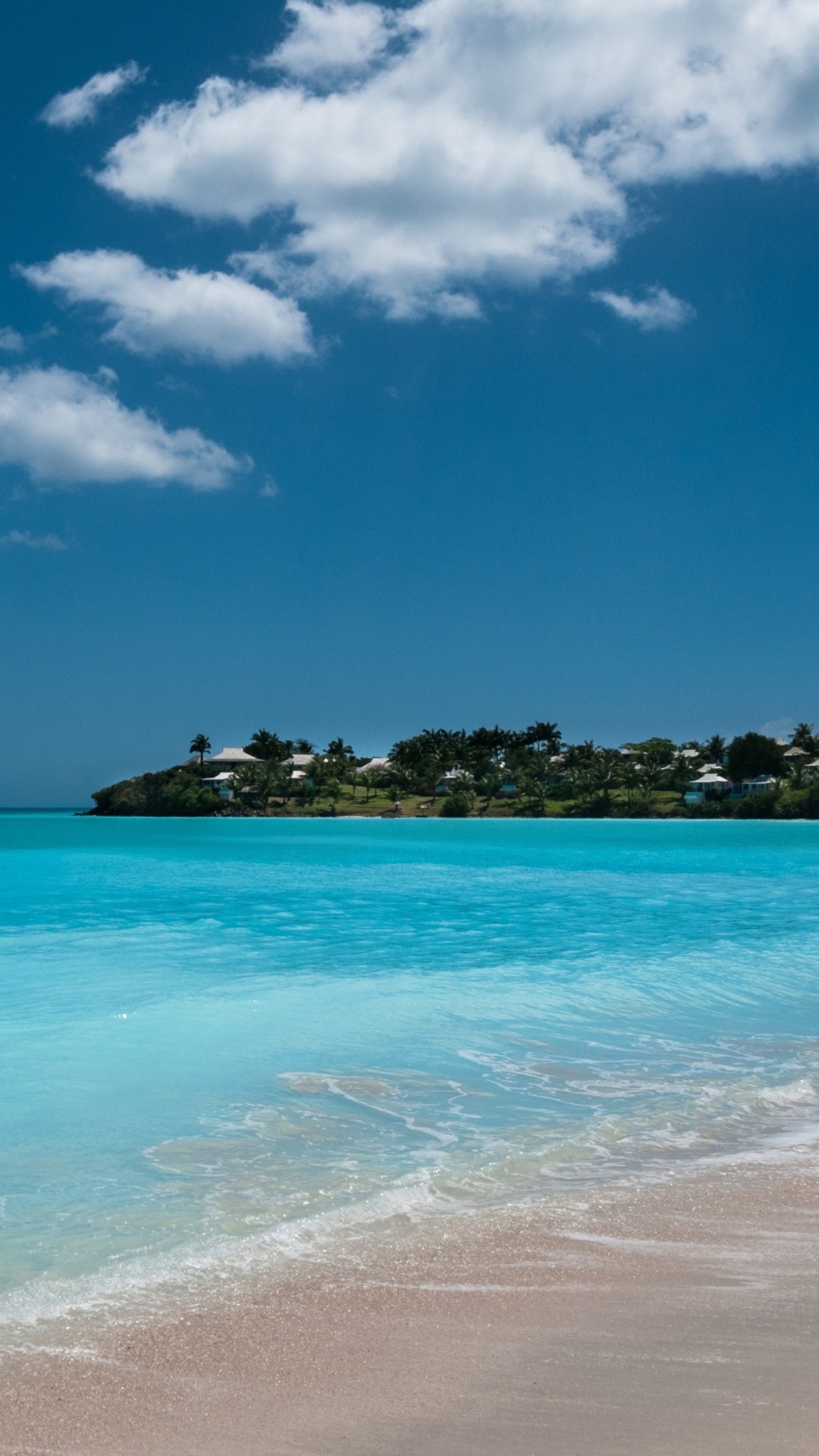 Обои Valley Church Beach in Antigua 1080x1920