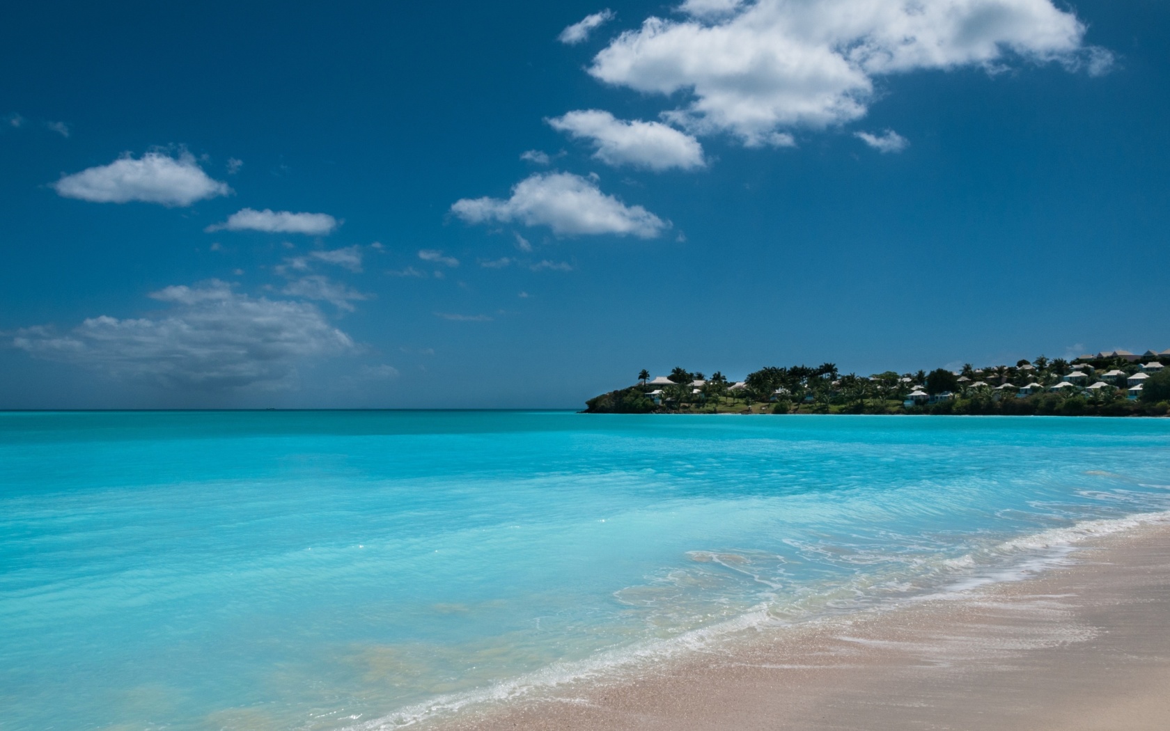 Valley Church Beach in Antigua wallpaper 1680x1050