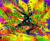 Colorful Abstract wallpaper 176x144