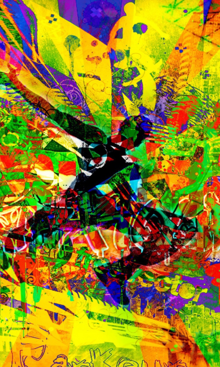 Colorful Abstract wallpaper 768x1280