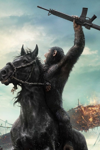 Dawn Of The Planet Of The Apes Movie screenshot #1 320x480