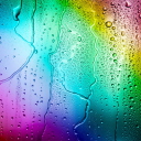 Screenshot №1 pro téma Rainbow Drops 128x128