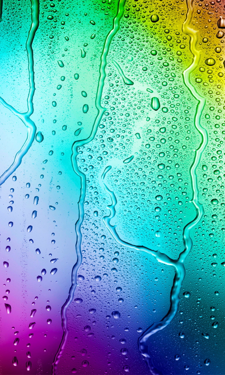 Screenshot №1 pro téma Rainbow Drops 768x1280