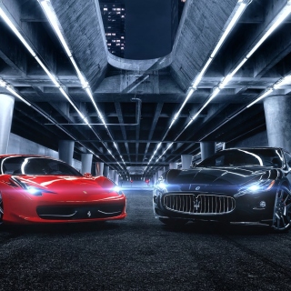 Ferrari compare Maserati - Fondos de pantalla gratis para 208x208