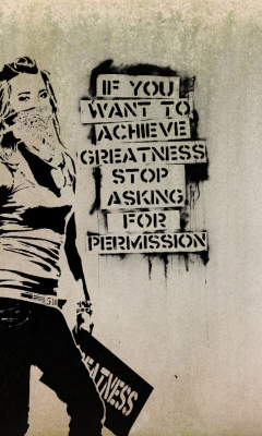 Screenshot №1 pro téma Graffiti Motivation Statement 240x400