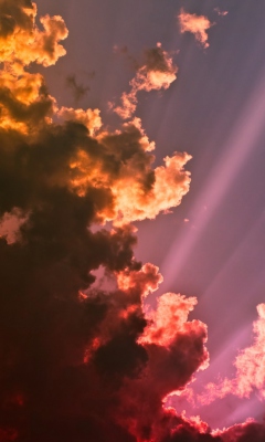 Screenshot №1 pro téma Colorful Clouds 240x400