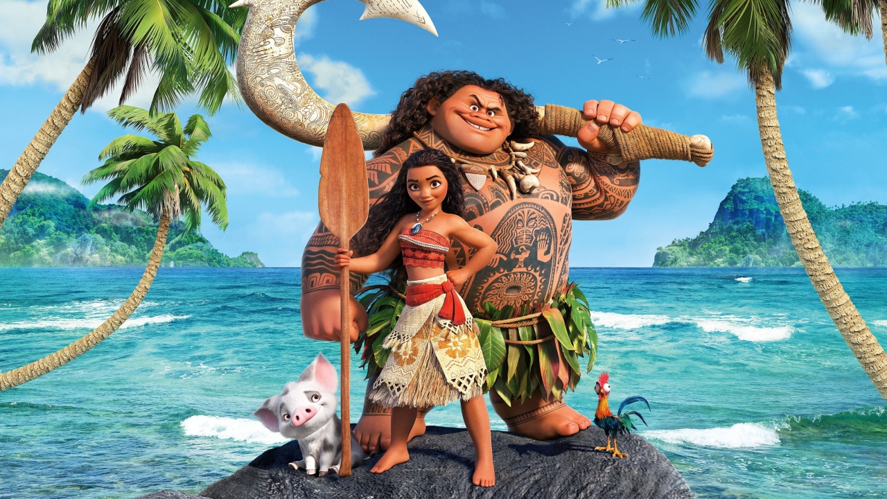 Обои Moana Cartoon 1280x720