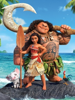 Moana Cartoon screenshot #1 240x320