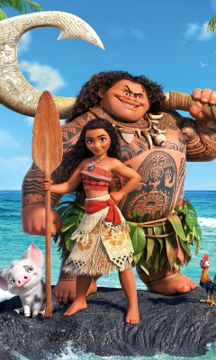 Обои Moana Cartoon 240x400