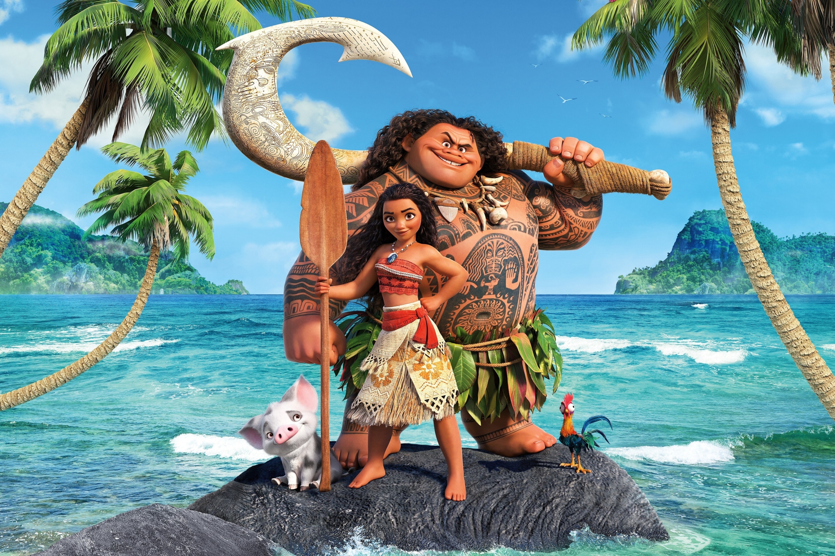 Das Moana Cartoon Wallpaper 2880x1920