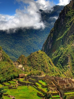 Machu Picchu In Peru wallpaper 240x320