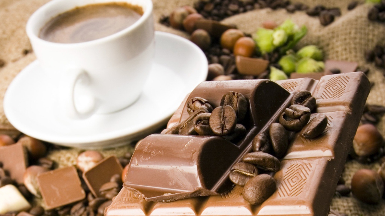 Sfondi Coffee And Chocolate 1280x720