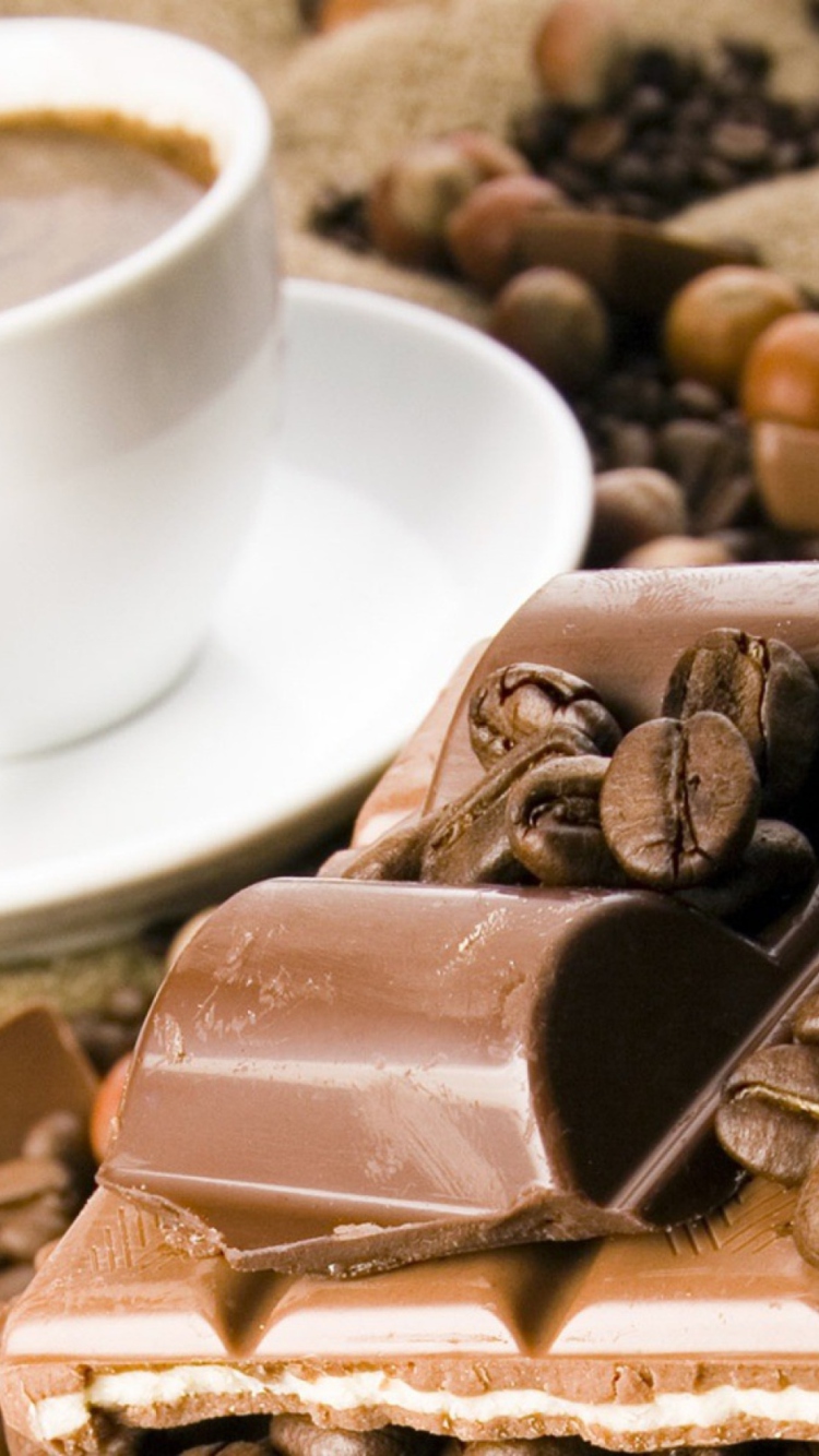 Coffee And Chocolate wallpaper 750x1334