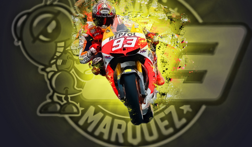 Fondo de pantalla Marc Marquez - Moto GP 1024x600