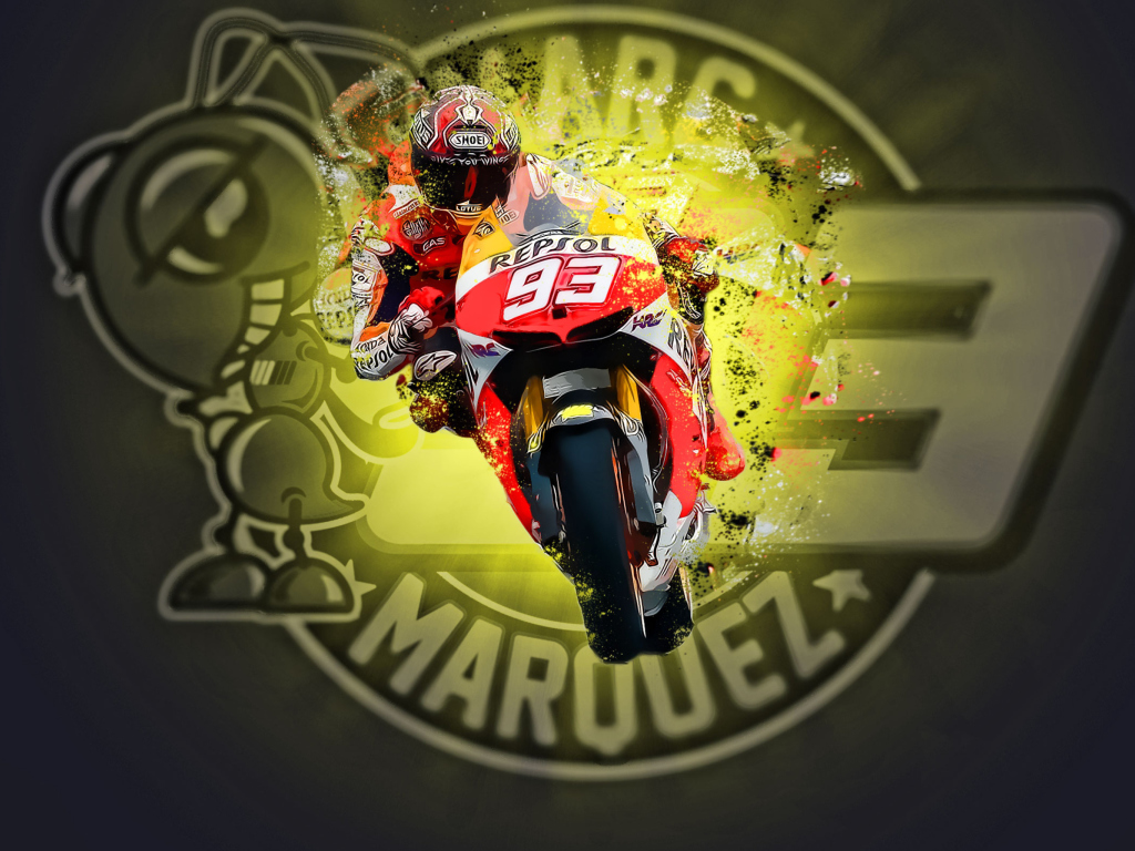 Screenshot №1 pro téma Marc Marquez - Moto GP 1024x768