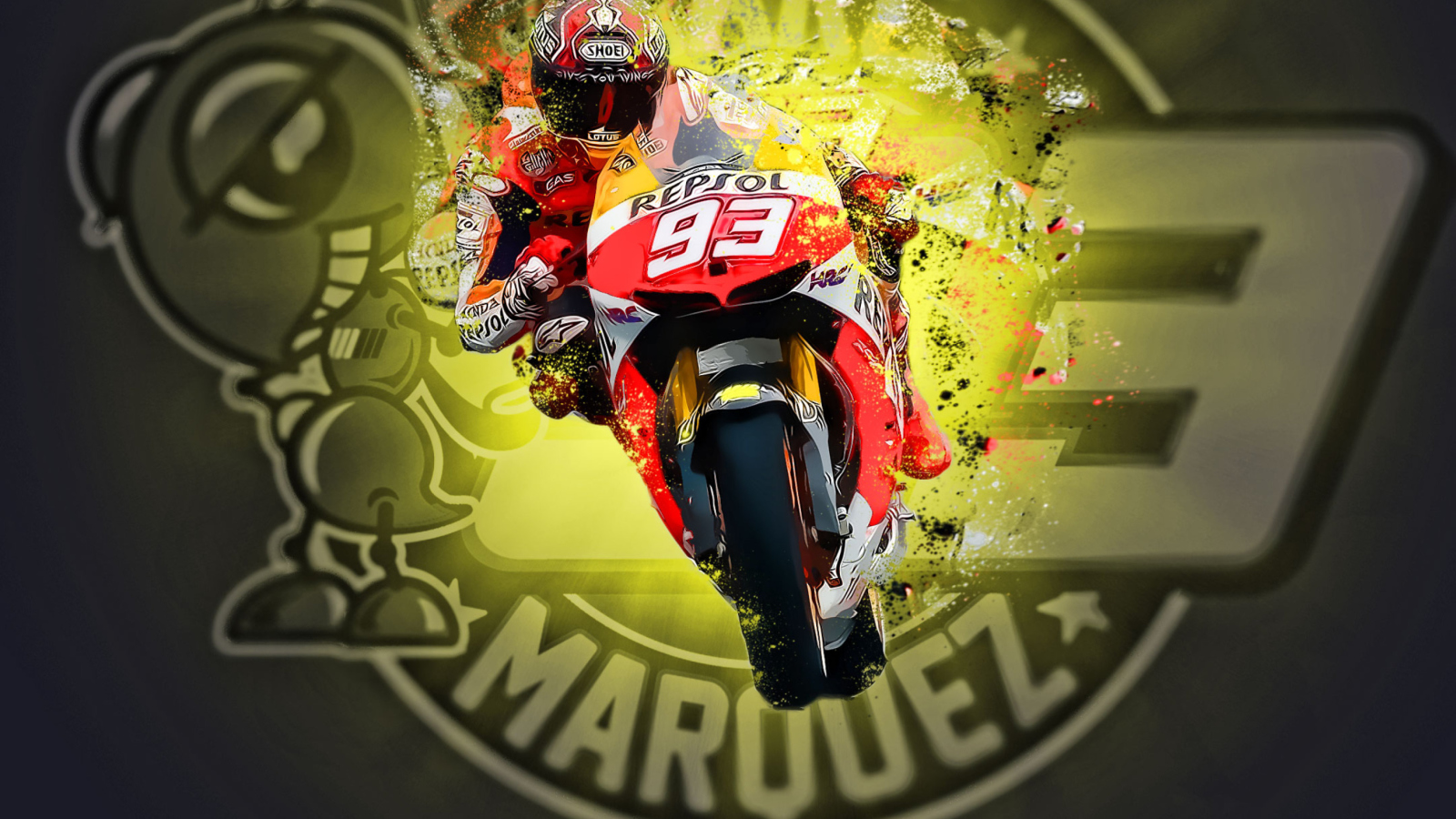 Screenshot №1 pro téma Marc Marquez - Moto GP 1600x900