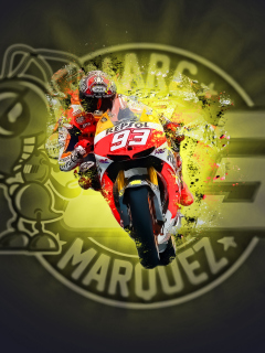 Screenshot №1 pro téma Marc Marquez - Moto GP 240x320