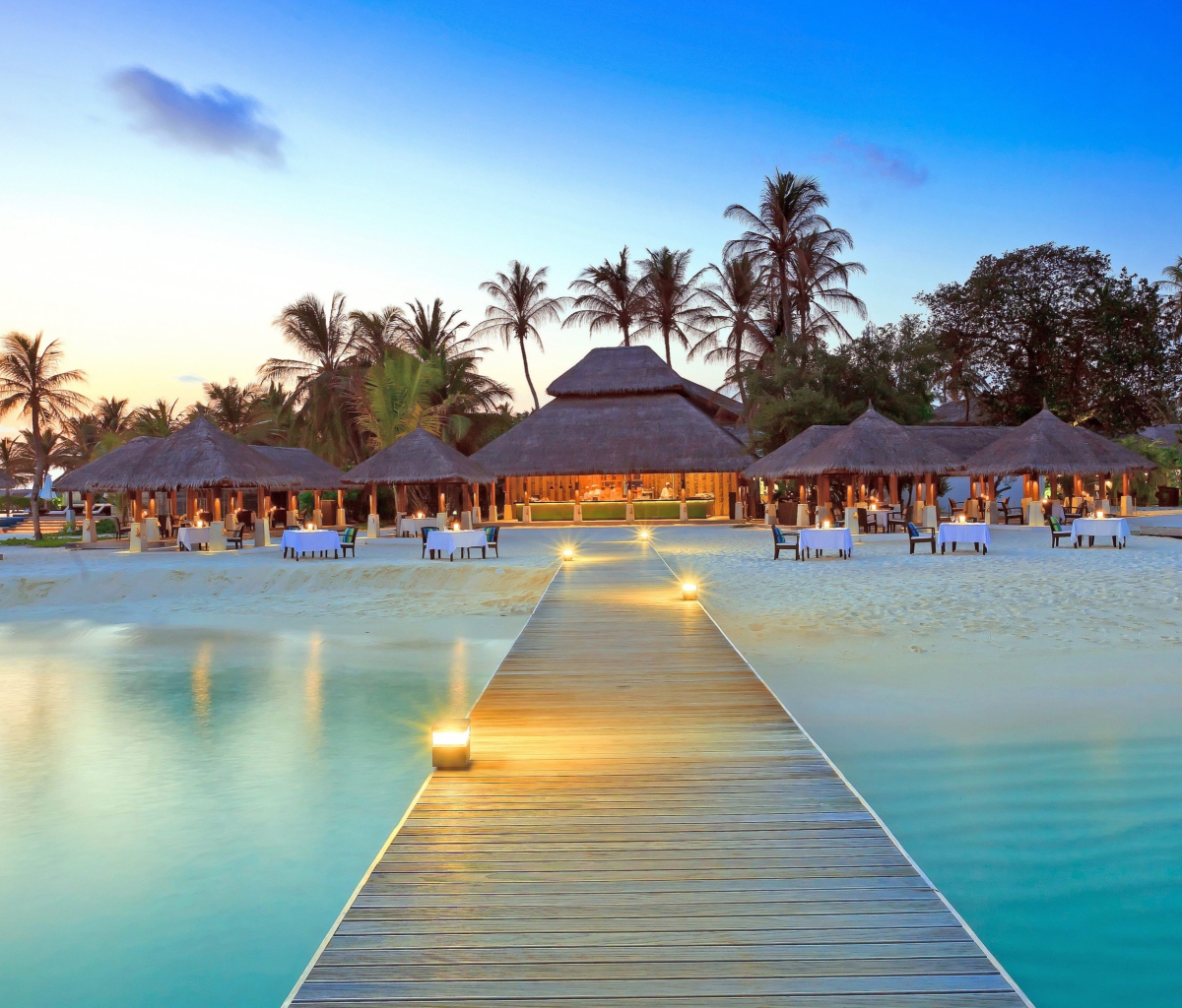 Screenshot №1 pro téma Maldive Islands Resort 1200x1024
