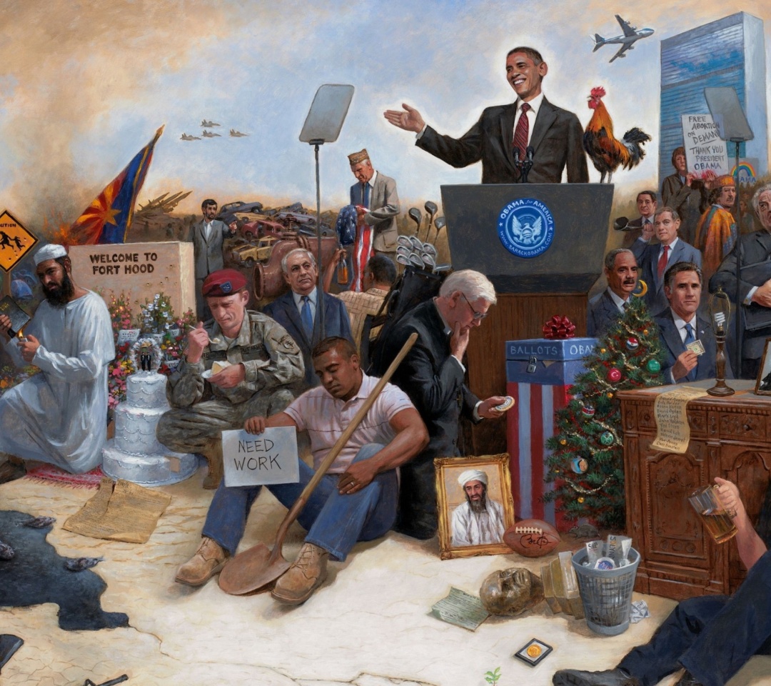 Das Obama USA President Wallpaper 1080x960