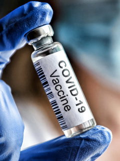 Das Covid Vaccine Wallpaper 240x320