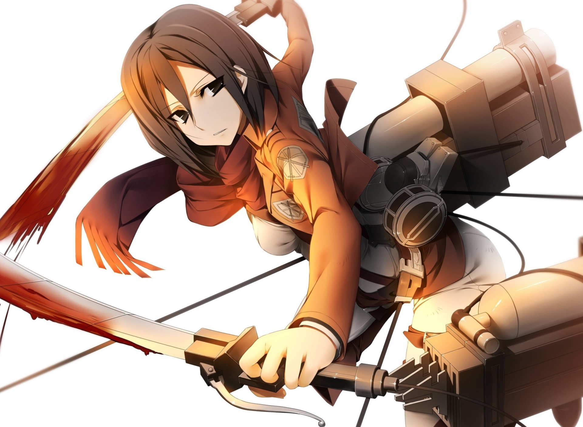 Fondo de pantalla Mikasa Ackerman 1920x1408