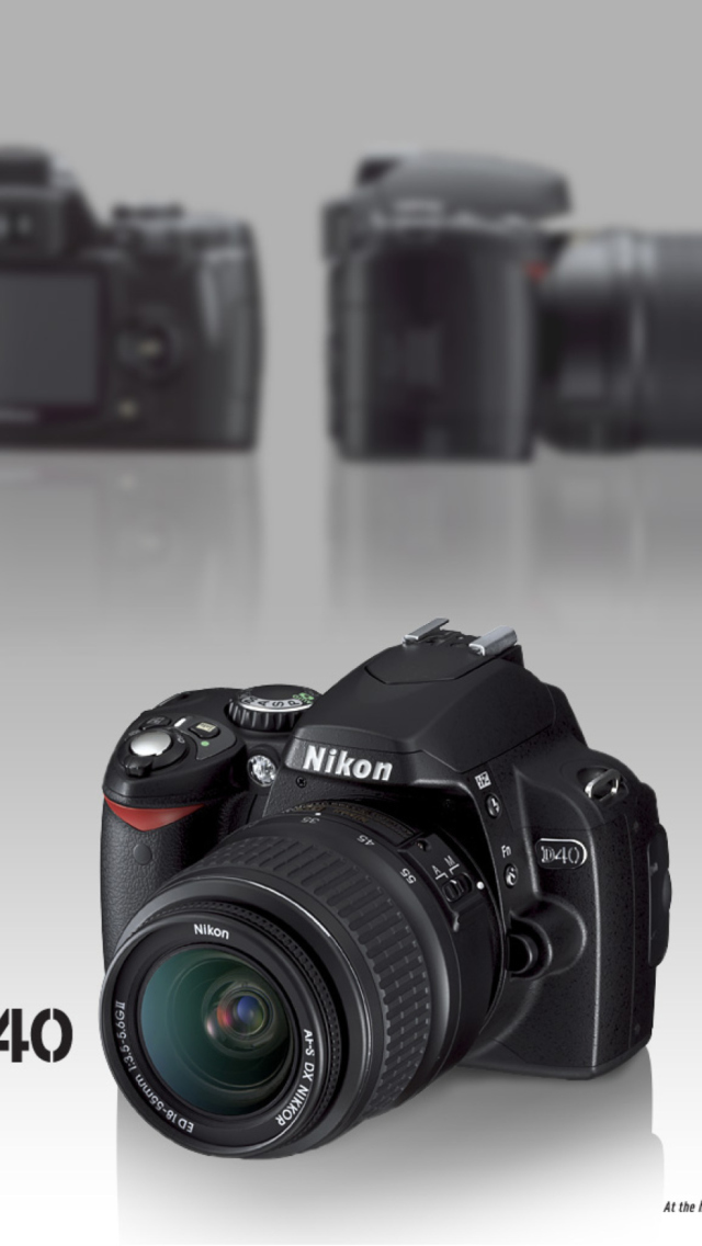 Das Nikon D40 Wallpaper 640x1136