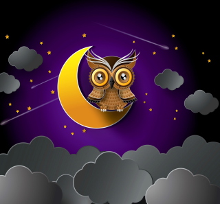 Owl - Obrázkek zdarma pro iPad mini