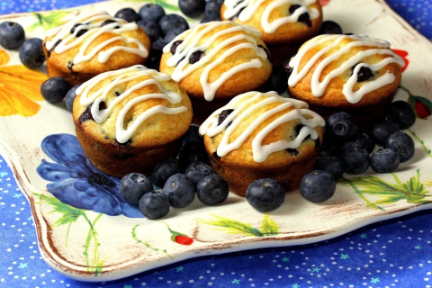 Screenshot №1 pro téma Blueberry Muffins 480x320